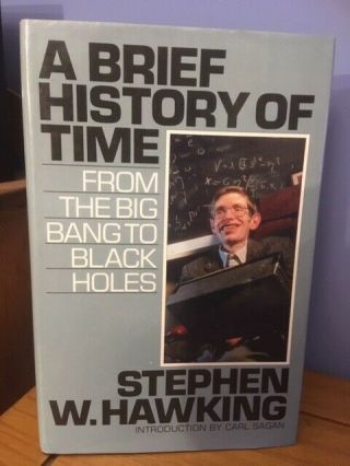 A Brief History Of Time By Stephen Hawking 1988 First Edition - Near Fine