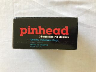 Vintage Pinhead Pin Sculpture Novelty 3 - D Dimensional Desk Gemmy Inc 2