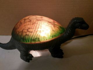 Vintage Dinosaur Table Lamp,  Night Light,  Jurassic,  Brontosaurus 2