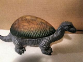 Vintage Dinosaur Table Lamp,  Night Light,  Jurassic,  Brontosaurus 3