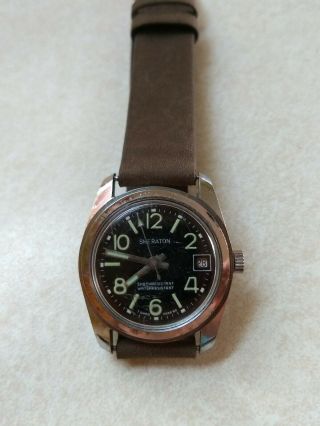 Vintage Sheraton (military) T - Swiss - Made - " B2 " Dive Mens Watch