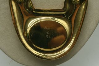 Vintage ’92 Sutton Hoo Carlton Ridge Gold ONYX NECKLACE 6