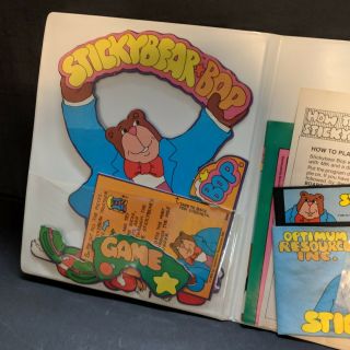 vtg STICKYBEAR BOB - Shooting Gallery - Apple II Series 1982 floppy accessories 4