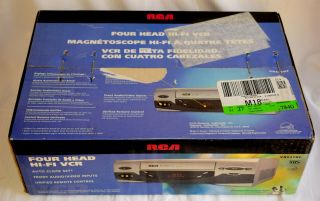 Factory Rca Vr637hf Vhs 4 - Head Hi - Fi Video Cassette Recorder Last One