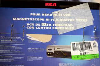 Factory RCA VR637HF VHS 4 - Head Hi - Fi Video Cassette Recorder LAST ONE 2