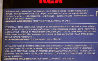 Factory RCA VR637HF VHS 4 - Head Hi - Fi Video Cassette Recorder LAST ONE 5