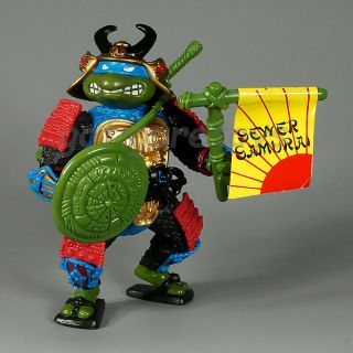 Tmnt Teenage Mutant Ninja Turtles Leo The Sewer Samurai Leonardo Vtg Figure 1990