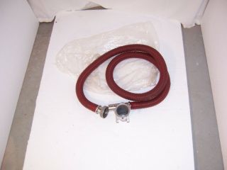 Vintage Kirby Vacuum Cleaner Hose W/ Medal Coupling Red Attachment