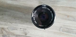 Canon Lens FD 50mm 1:1.  8 SC Vintage 1410202 With Cap 3