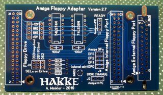 Amiga Floppy Drive Adapter - Pcb Only - Diy - For Internal / External Connection