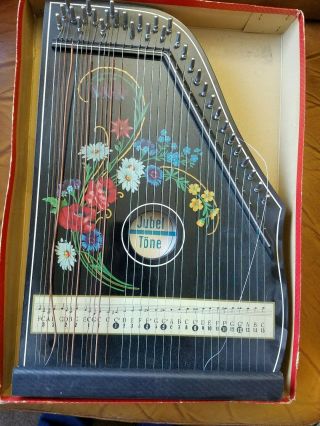vintage Jubeltone lap harp Germany 2