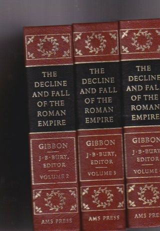 The Decline and Fall of the Roman Empire - Gibbon - In seven volumes (AMS) - 1974 4