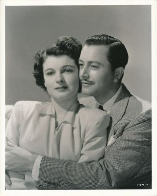 Ruth Hussey Robert Young Vintage Clarence Bull Mgm Dbw Portrait Photo