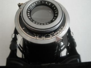 Antique ZEISS IKON Nettar Anastigmat Compur Camera 515/2 With Case 1:45 f=10,  5 5