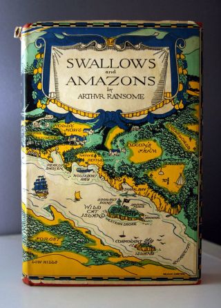 Swallows And Amazons By Arthur Ransome 1931 10th Printing Hc/dj Helene Carter
