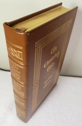 The Canterbury Tales - Geoffrey Chaucer (1978 Leather,  Easton Press)