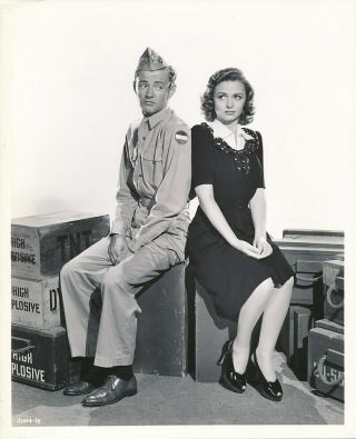 Donna Reed Robert Walker Vintage 1943 Clarence Bull Mgm Portrait Photo