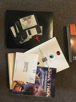 Vintage ' Star Trek 25th Anniversary ' Big Box PC Game - DOS,  IBM,  Tandy 4