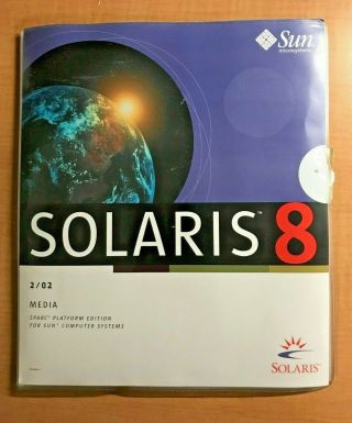 Solaris 8 For Sparc Media Kit 2/02 - 7 Disks -