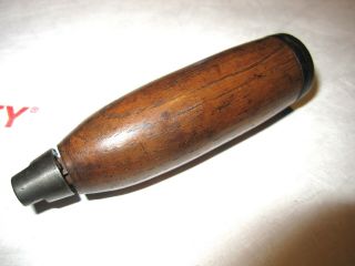 Vintage Good Quality Chuck Style Leather Awl W/leather Ring Wood Handle 3 3/4 "