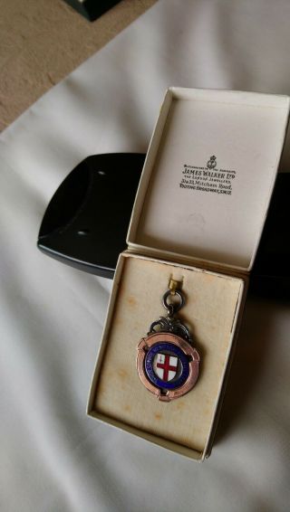 Vintage South London Wednesday Football League Winners Medal 1936 - 37