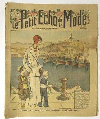 Vintage Le Petit Echo De La Mode - 16 Mar 1930 - Women 