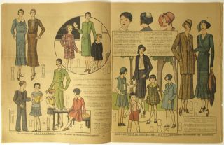 Vintage Le Petit Echo de la Mode - 16 Mar 1930 - Women ' s fashion & illustrations 3