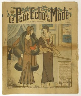 Vintage Le Petit Echo De La Mode - 9 Feb 1930 - Women 