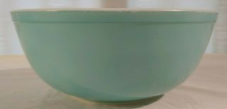 Vintage Pyrex 404 Turquoise Aqua Blue 4 Quart Mixing Nesting Bowl