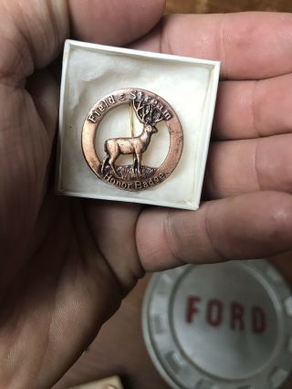 Vintage 1930’s - 50’s Field And Stream Big Game Honor Badge Buck