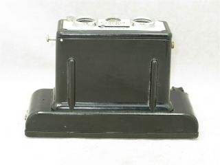 Coronet 3 - D Bakelite Stereo Camera 127 Film Binocular Viewfinder Made In England 4