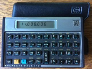 Hewlett Packard Hp 11c Scientific Calculator Made In Usa In 1983 -