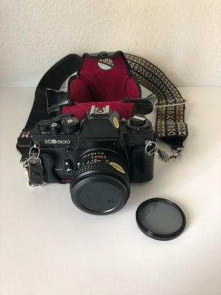 Vintage Sears Ks500 35mm Slr Photo Film Camera With Lens