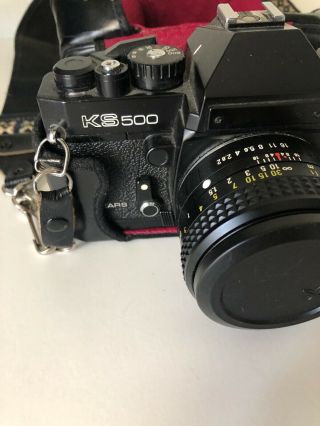 Vintage SEARS KS500 35mm SLR Photo Film Camera With Lens 3