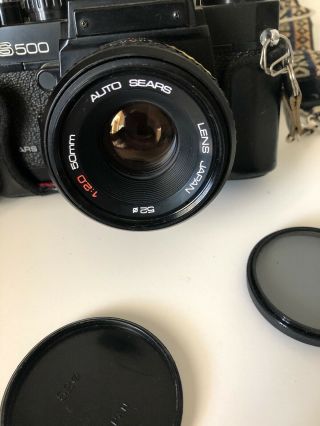 Vintage SEARS KS500 35mm SLR Photo Film Camera With Lens 5
