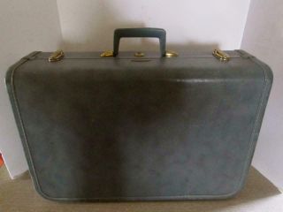 Vintage Blue Suitcase.  Taperlite