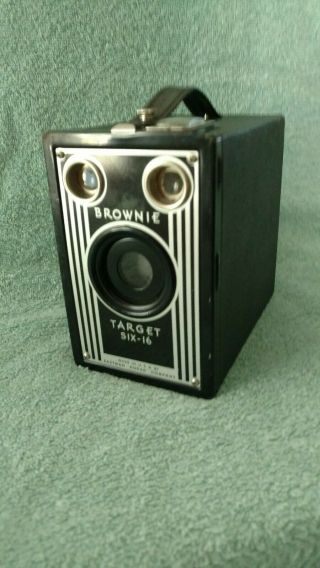 Vintage Eastman Kodak Brownie Target Six 16 Box Camera Art Deco