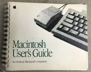 Vintage Apple 1991 Macintosh Spiral User 