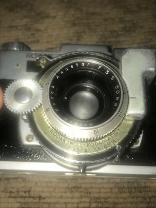 Vintage Kodak 35 No.  1 Kodamatic SPECIAL Film Camera With Case Very 2