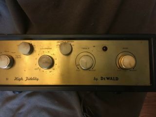 Dewald Hi - Fi Tube Amplifier