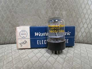 Western Electric Type 398a 5603 Vacuum Tube Nos Nib 1953 Dated (bjr3021)