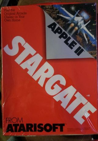 Stargate By Atarisoft For Apple Ii - Old Stock