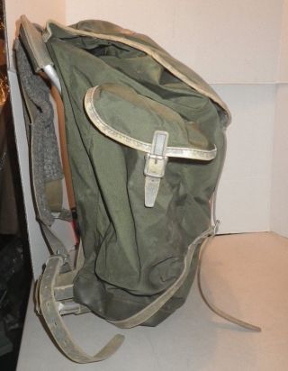 Vintage Bergans Oslo Norway Backpacking Hunting Hiking Day Pack Bag 4