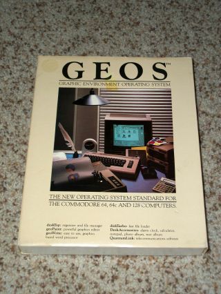 Geos Graphic Environment Operating System Version 1.  2 Commodore 64 64c 128 C64