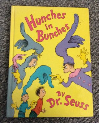 Hunches In Bunches By Dr.  Seuss First Edition First Print
