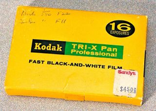 Vintage 6x9 Tri - X Professional – 16 Exposures Txp 520 Film Pack