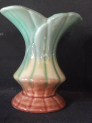 Vintage Diana Pottery Vase 14cm Tall Signed & No.  3 On Base