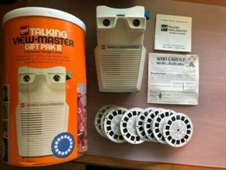 Vintage Gaf Talking View - Master Gift Pak With 9 Reels In Canister