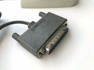 Vintage Microsoft Serial Mouse,  with DB25 Connector,  Still 4