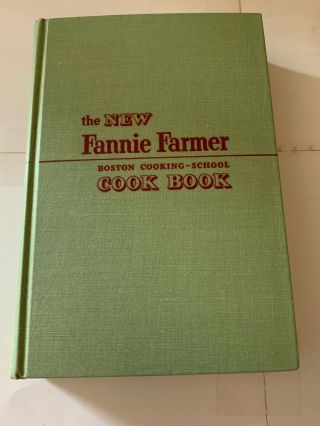 The Fannie Farmer Boston Cooking School Cookbook - Vintage - w/ Jacket 1954 3